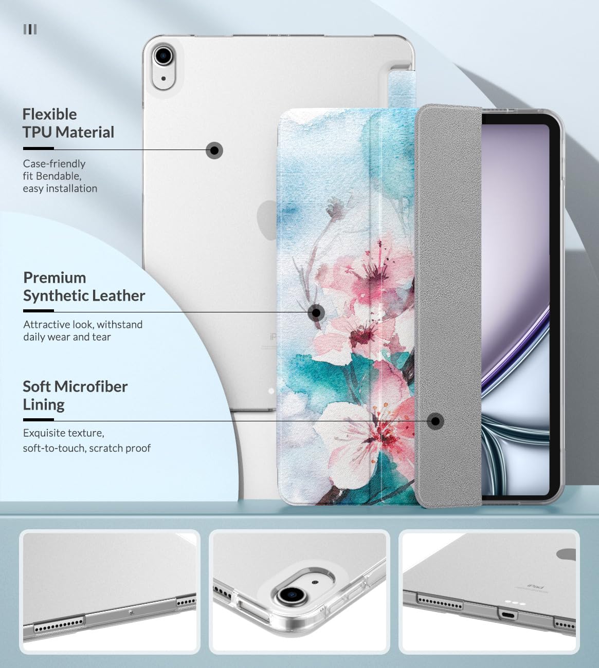 Amazon.co.jp: MoKo iPad Air 第6世代11インチケース (M2) 2024、iPad